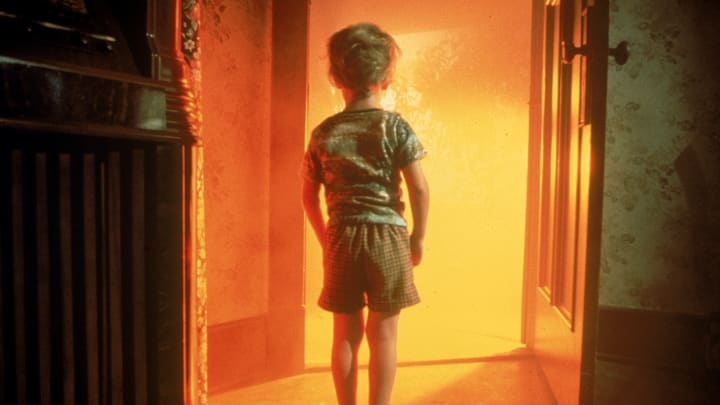 TCM Big Screen Classics Presents 'Close Encounters of the Third Kind'.. 
Richard Dreyfuss stars as cable worker Roy Neary, who along with several other stunned bystanders experience a close encounter of the first kind - witnessing UFOs soaring across the sky. After this life-changing event, the inexplicable vision of a strange, mountain-like formation haunts him.. Image Courtesy Fathom Events and Turner Classic Movies