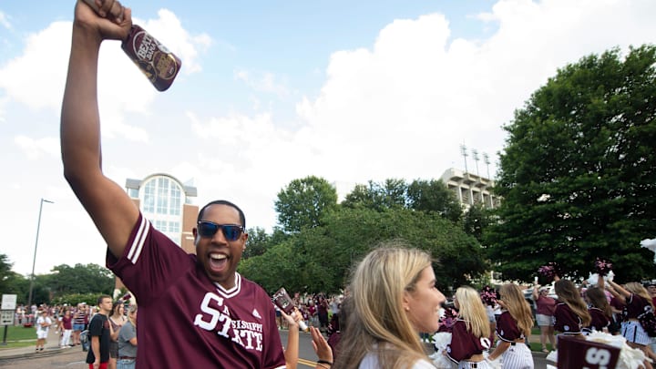 Mississippi State University fans cheer during MSU's 2021 Baseball National Championship parade at the school's campus on Friday, July 2, 2021.

Msu Parade And Ceremony21