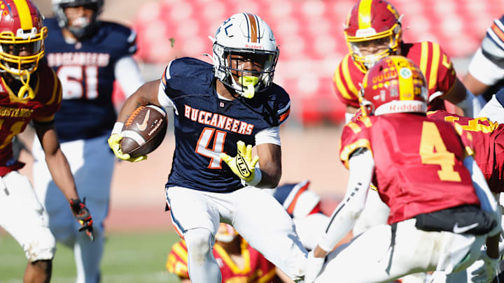 Balboa sophomore Joseph "Jojo" Smith during his team's 26-7 San Francisco Section/Turkey Day championship win over Lincoln on Thanksgiving at Kezar Stadium. 