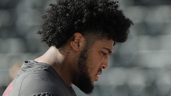 Alabama offensive lineman Kadyn Proctor