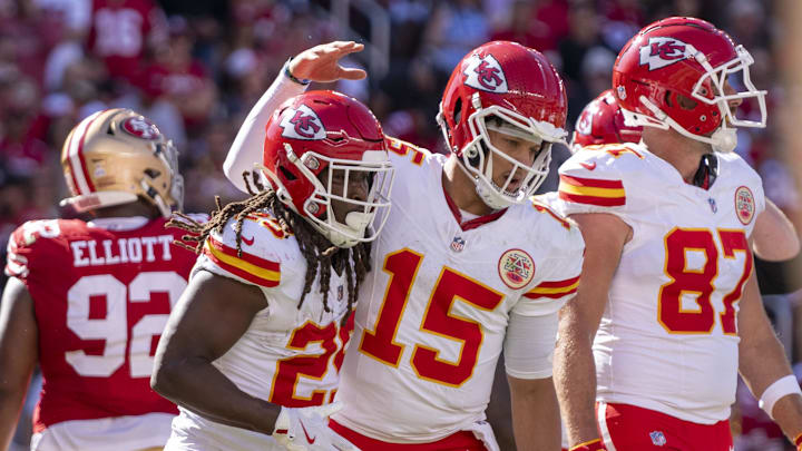 Hunt and the Chiefs running game rescued Mahomes and the offense, which did just enough against the 49ers to stay unbeaten.