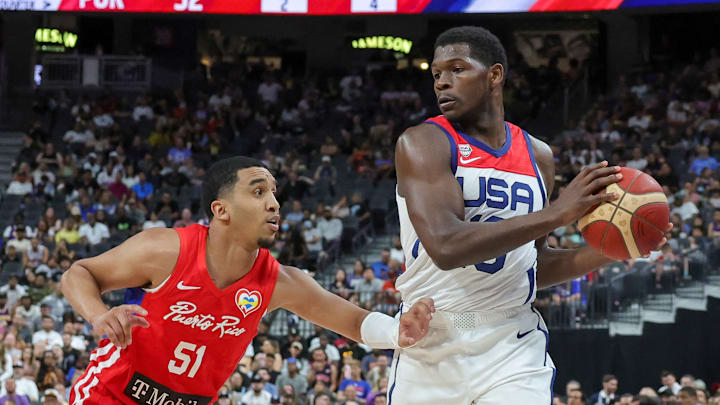 2023 FIBA World Cup - USA Men's National Team v Puerto Rico