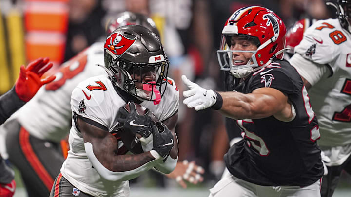 Tampa Bay Buccaneers running back Bucky Irving Tampa Bay Buccaneers running back Bucky Irving