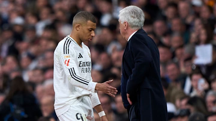 Kylian Mbappe und Carlo Ancelotti