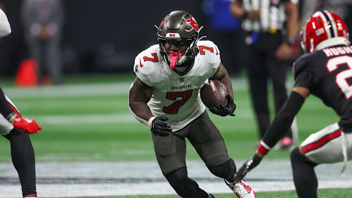 Tampa Bay Buccaneers running back Bucky Irving Tampa Bay Buccaneers running back Bucky Irving