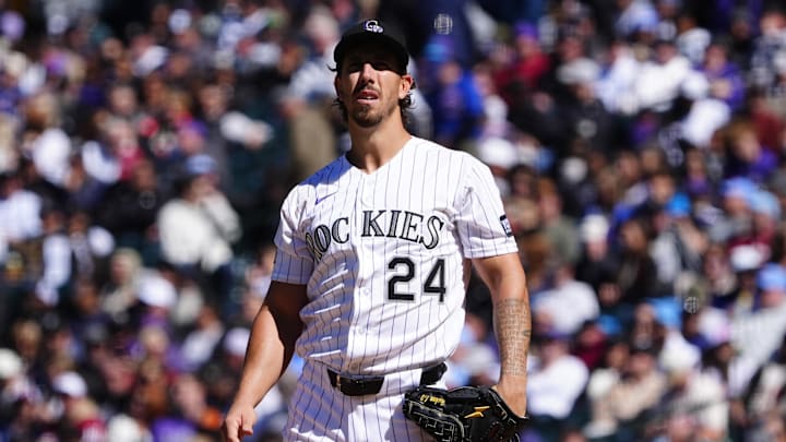 Colorado Rockies pitcher Michael Lorenzen