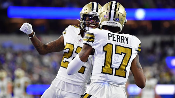 A.T. Perry, Rashid Shaheed, New Orleans Saints