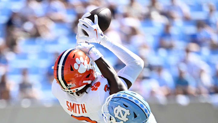 Clemson WR Tristan Smith has revealed he suffered an injury early in spring practice.