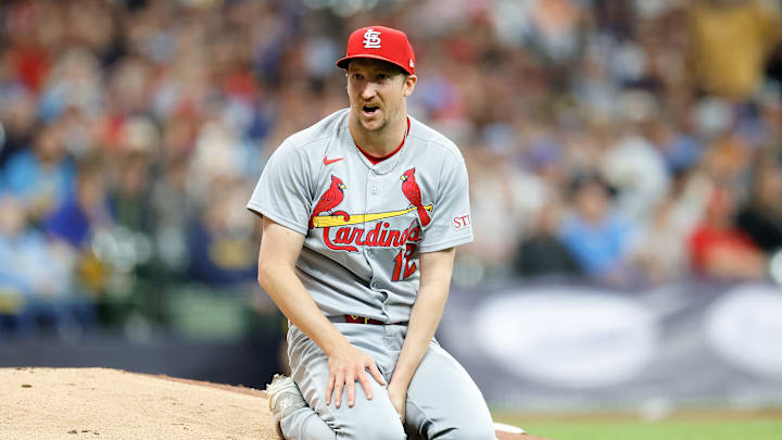 St. Louis Cardinals starting pitcher Erick Fedde suffers a loss against the Milwaukee Brewers.