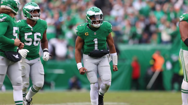 The Philadelphia Eagles quarterback Jalen Hurts are 6-2 and now +1000 to win the Super Bowl.