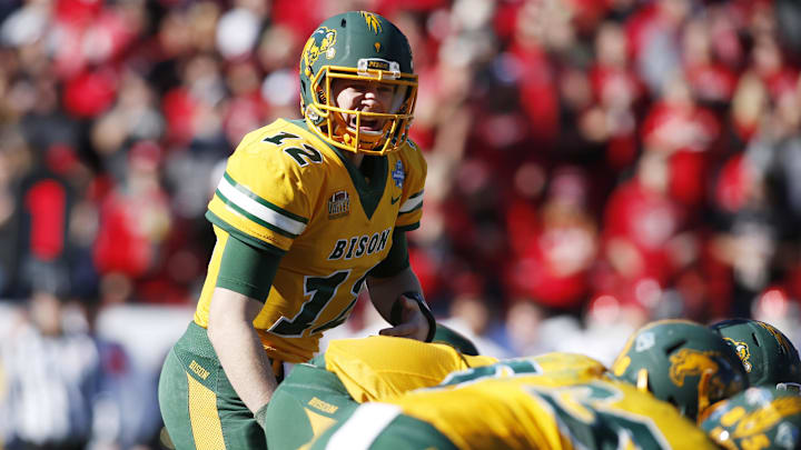 North Dakota State Bison quarterback Easton Stick (12)
