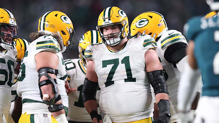 Green Bay Packers center Josh Myers will be a free agent after starting 50 games the last three seasons.