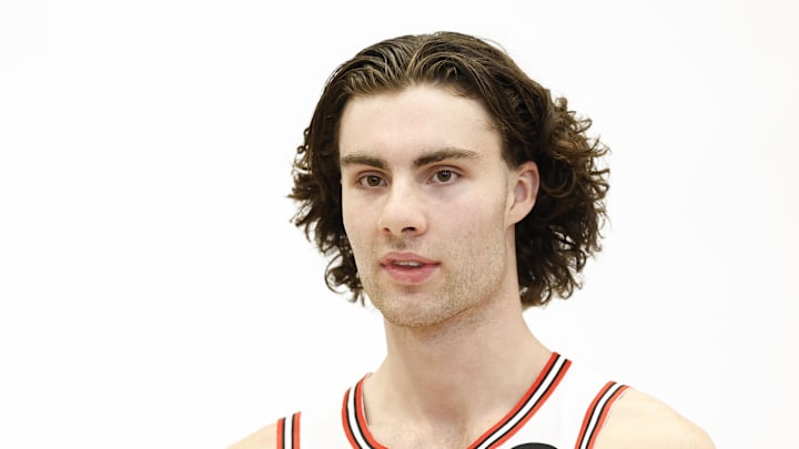 Chicago Bulls guard Josh Giddey (3) during  Media Day. 