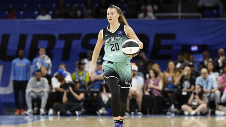 New York Liberty guard Sabrina Ionescu.