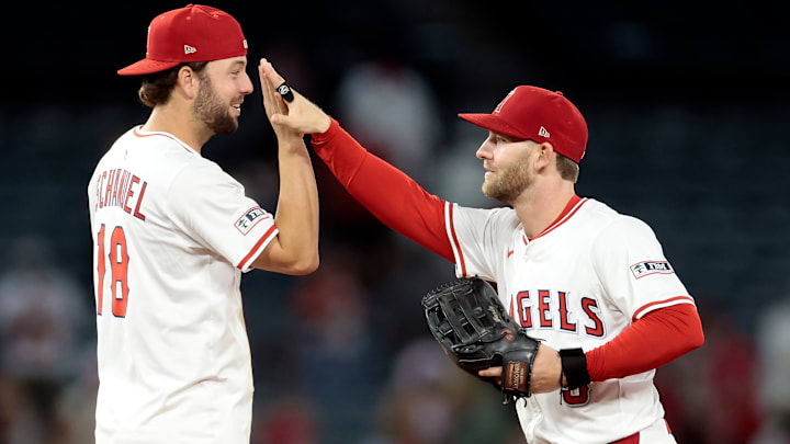 Texas Rangers v Los Angeles Angels