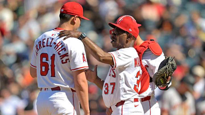 San Francisco Giants v Los Angeles Angels