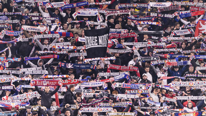 Les supporters Gones lors du match face au Sparta Prague. 