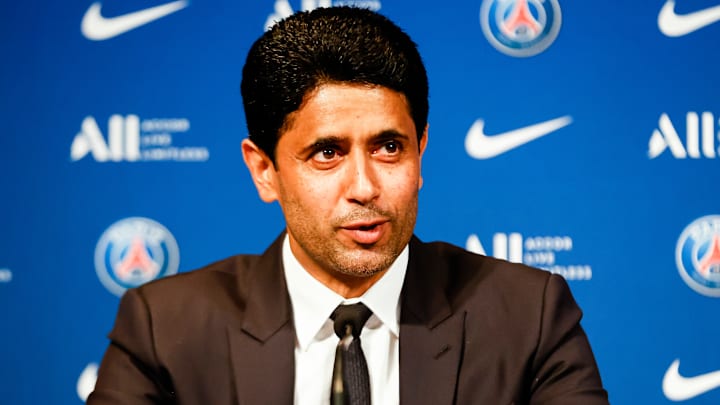 Kylian Mbappe and Nasser Al-Khelaifi - Press Conference