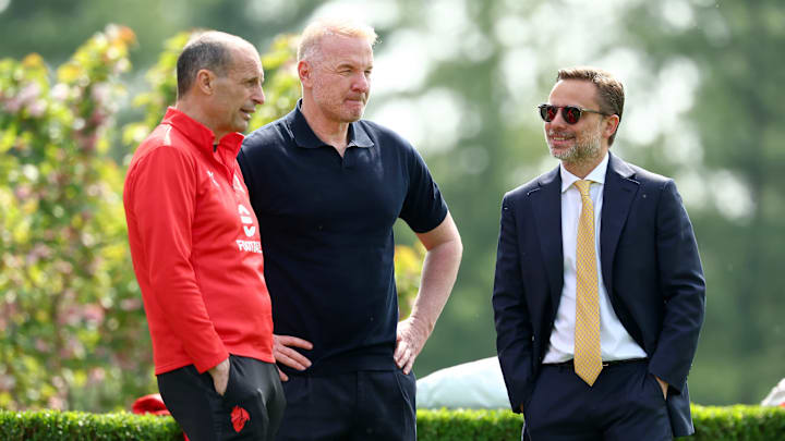 Massimiliano Allegri, Igli Tare, Giorgio Furlani