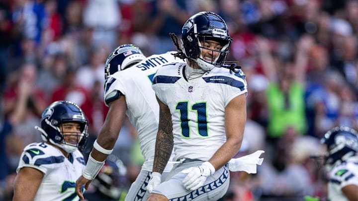Jaxon Smith-Njigba of the Seattle Seahawks
