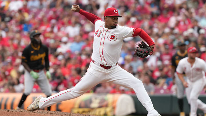 Cincinnati Reds pitcher Alexis Diaz