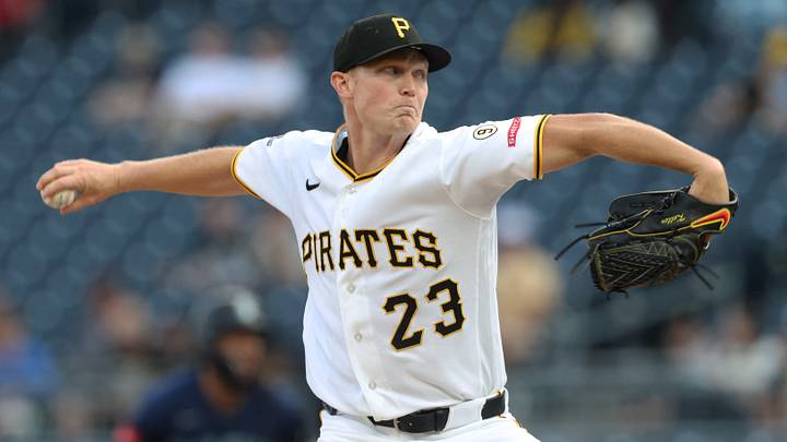 Jun 23, 2026; Pittsburgh, Pennsylvania, USA; Pittsburgh Pirates starting pitcher Mitch Keller (23) delivers a pitch against the Seattle Mariners during the first inning at PNC Park. Mandatory Credit: Charles LeClaire-Imagn Images Jun 23, 2026; Pittsburgh, Pennsylvania, USA; Pittsburgh Pirates starting pitcher Mitch Keller (23) delivers a pitch against the Seattle Mariners during the first inning at PNC Park. Mandatory Credit: Charles LeClaire-Imagn Images