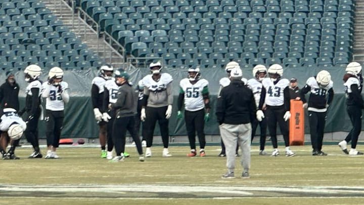 Eagles DE Brandon Graham returns to practice on Jan. 30, 2025 Eagles DE Brandon Graham returns to practice on Jan. 30, 2025