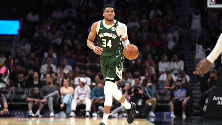 Milwaukee Bucks forward Giannis Antetokounmpo is a solid prop target on Sunday.