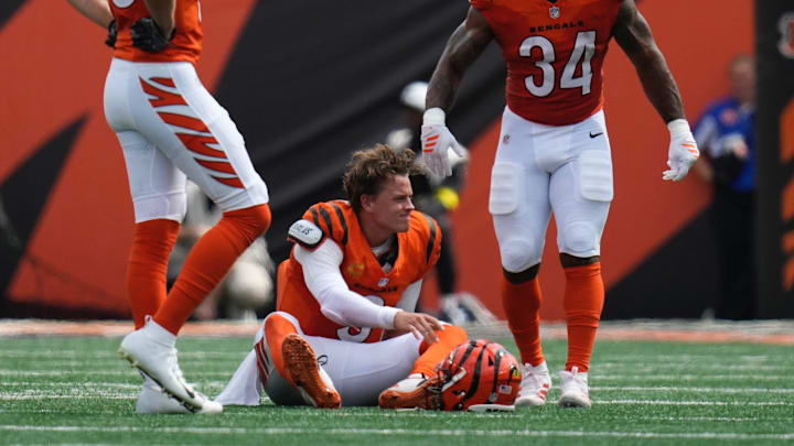 Cincinnati Bengals quarterback Joe Burrow suffered a toe injury in Week 2 against the Jacksonville Jaguars.