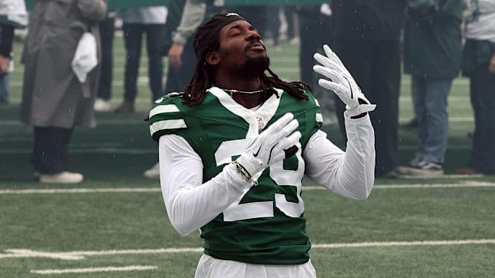 New York Jets cornerback Jarvis Brownlee New York Jets cornerback Jarvis Brownlee