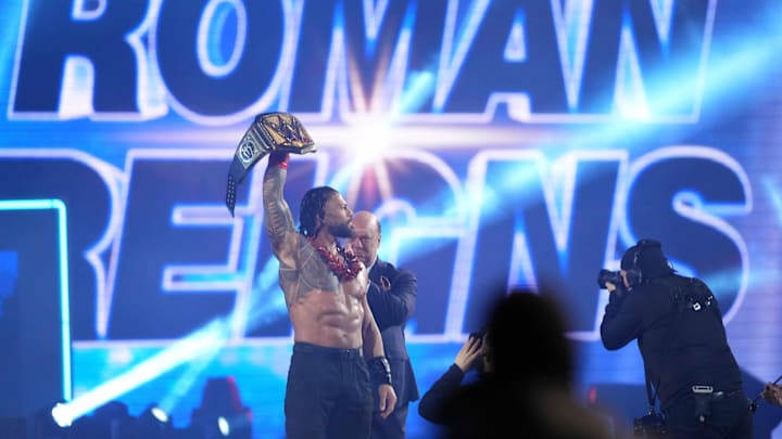 The Rock and Roman Reigns took on Cody Rhodes and Seth Rollins during Wrestlemania XL at Lincoln Financial Field. 
