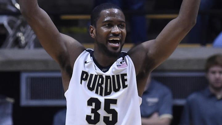 Purdue Boilermakers guard Rapheal Davis (35) celebrates