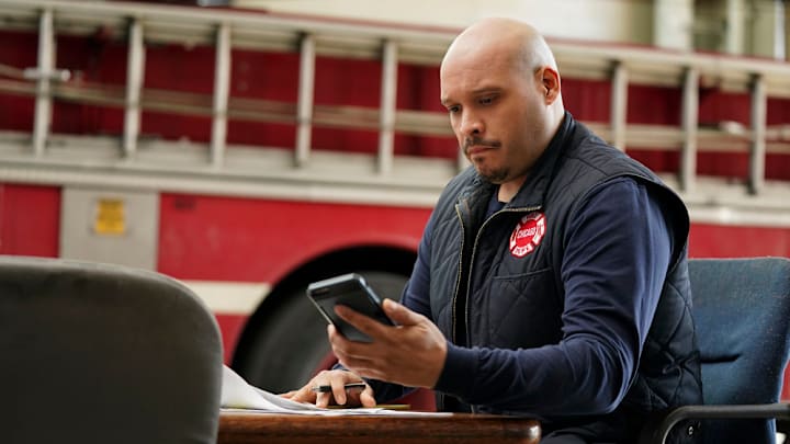 CHICAGO FIRE -- "The Grand Gesture" Episode 623 -- Pictured: Joe Minoso as Joe Cruz -- (Photo by: Elizabeth Morris/NBC)