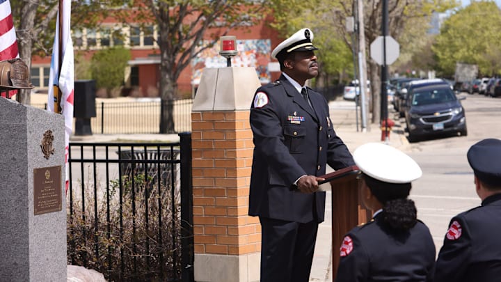 CHICAGO FIRE -- "A White Knuckle Panic" Episode 915 -- Pictured: Eamonn Walker as Wallace Boden -- (Photo by: Adrian S. Burrows Sr./NBC)