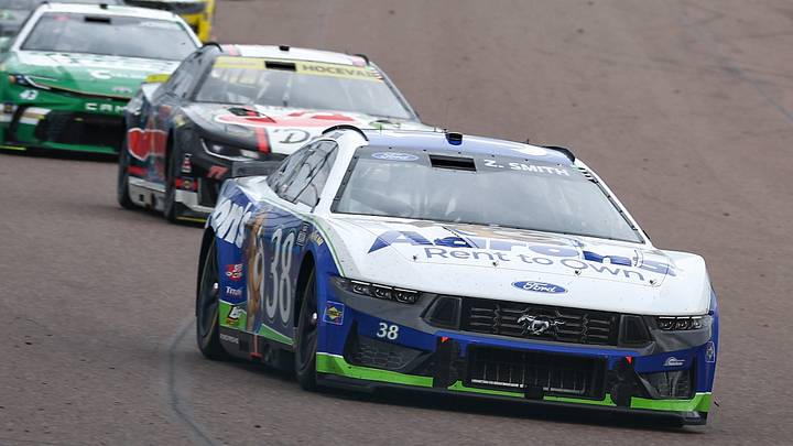 Zane Smith (38) was fined for a post-race incident with Carson Hocevar after last Sunday's Freeway Insurance 500 at Phoenix Raceway.