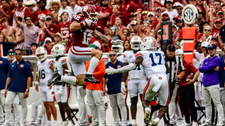 Oklahoma tight end Jaren Kanak has done plenty so far in his first season after shifting over from linebacker. But Kanak has yet to find the end zone. Will that streak end Saturday vs. Kent  State?