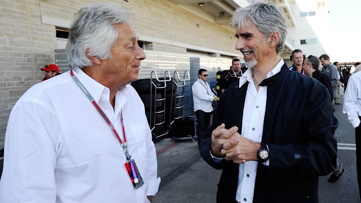 Nov 18, 2012; Austin, TX, USA; Former world champion Damon Hill before the start of the United