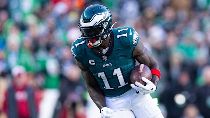 Dec 31, 2023; Philadelphia, Pennsylvania, USA; Philadelphia Eagles wide receiver A.J. Brown (11)