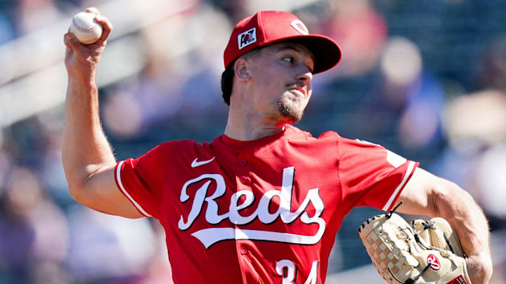 Cincinnati Reds pitcher Connor Phillips