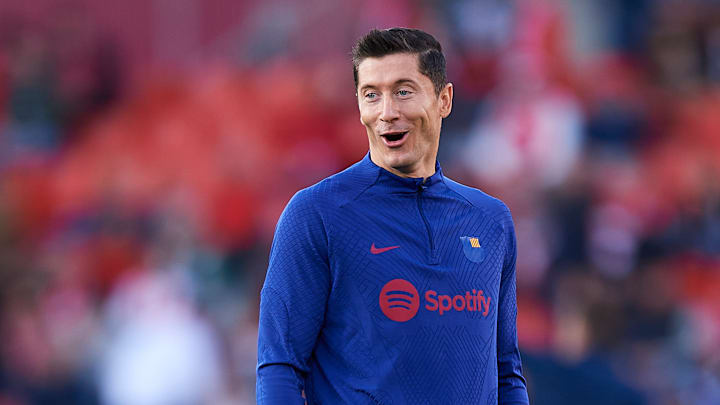Lewandowski con el FC Barcelona