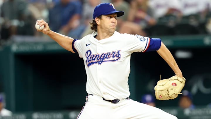 Texas Rangers starting pitcher Jacob deGrom is 9-2 with a 2.29 ERA during the 2025 MLB season.
