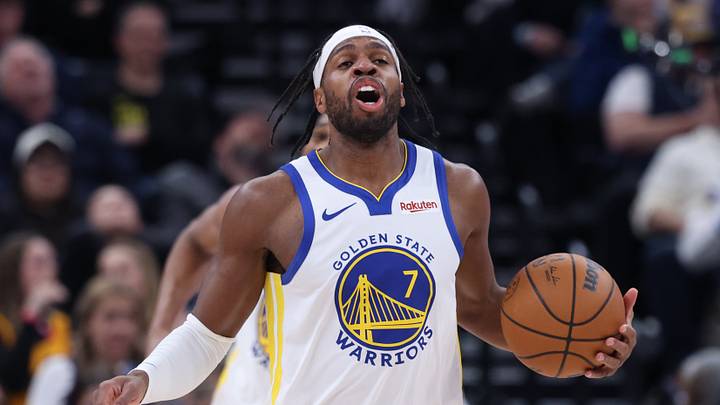 Jan 28, 2026; Salt Lake City, Utah, USA; Golden State Warriors guard Buddy Hield (7) reacts after a play against the Utah Jazz during the second half at Delta Center. Mandatory Credit: Rob Gray-Imagn Images Jan 28, 2026; Salt Lake City, Utah, USA; Golden State Warriors guard Buddy Hield (7) reacts after a play against the Utah Jazz during the second half at Delta Center. Mandatory Credit: Rob Gray-Imagn Images