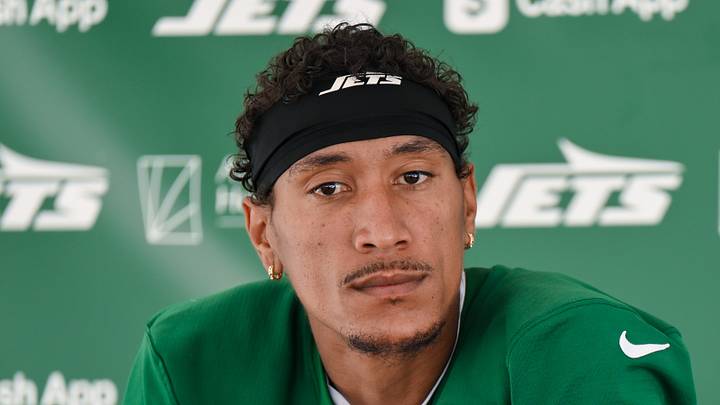 Former New York Jets wide receiver Josh Reynolds speaks to the media Former New York Jets wide receiver Josh Reynolds speaks to the media