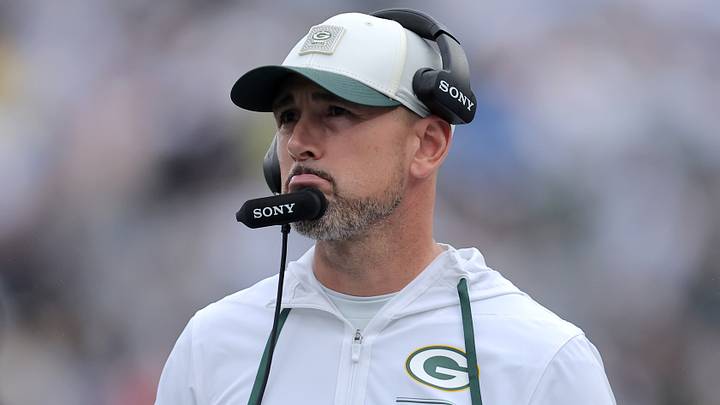 Green Bay Packers head coach Matt LaFleur Green Bay Packers head coach Matt LaFleur