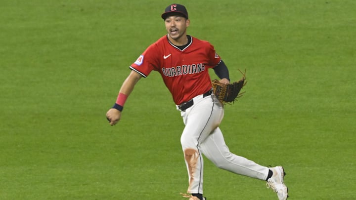 Cleveland Guardians left fielder Steven Kwan 