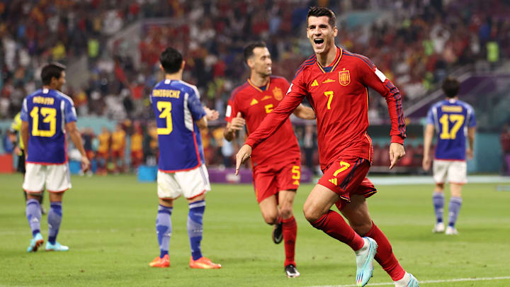 Morata é o homem-gol da Espanha na Copa do Mundo. 