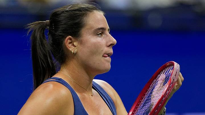 Emma Navarro reacts during her quarter-final match against Jessica Pegula at the 2026 US Open REUTERS/Eduardo Munoz Emma Navarro reacts during her quarter-final match against Jessica Pegula at the 2026 US Open REUTERS/Eduardo Munoz