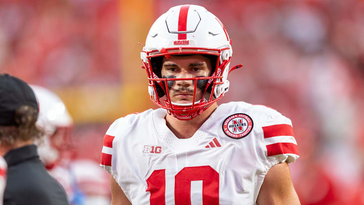 Nebraska tight end Heinrich Haarberg