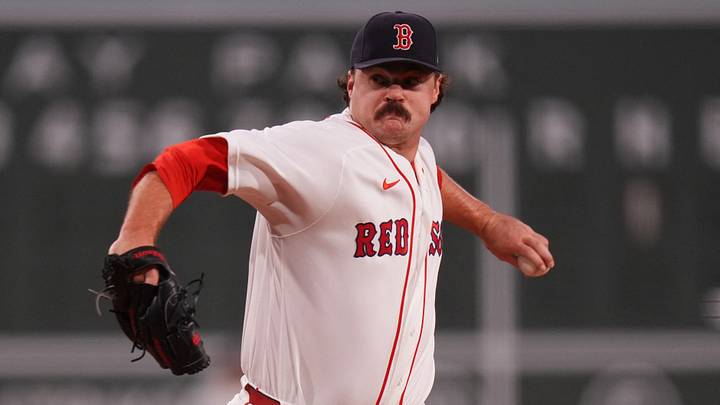 Sep 22, 2026; Boston, Massachusetts, USA; Boston Red Sox pitcher Payton Tolle (70) throws a pitch against the Cleveland Guardians in the first inning at Fenway Park. Mandatory Credit: David Butler II-Imagn Images