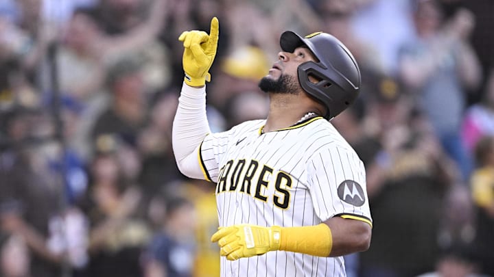 San Diego Padres catcher Elias Diaz.